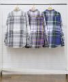 unused FRINGE L/S BIG CHECK SHIRT