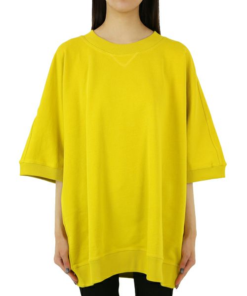 SOFIE D'HOORE＞short sleeve c-neck with top stitch | MAKES ONLINE STORE