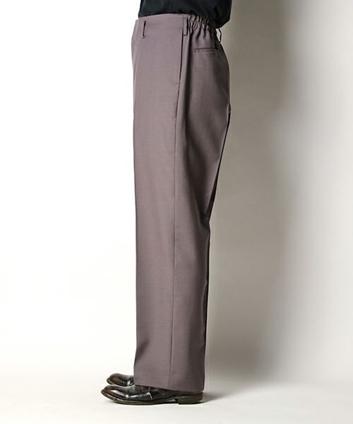 ＜marka ／ MARKAWARE＞STITCHLESS TROUSERS - ORGANIC WOOL MOHAIR TROPICAL -