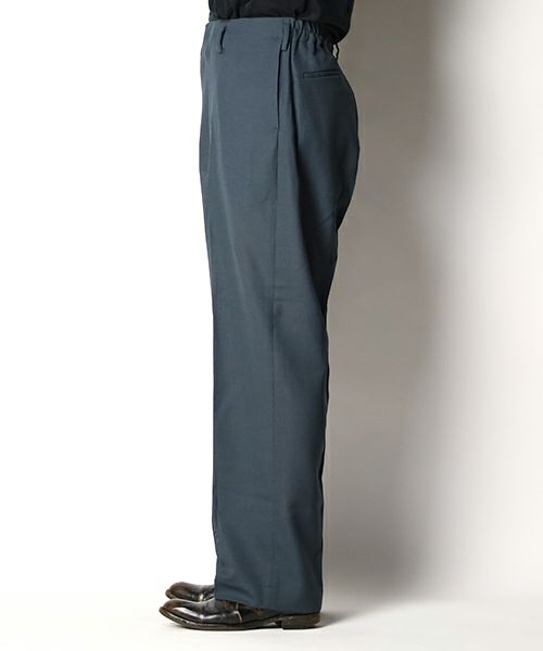 marka ／ MARKAWARE＞STITCHLESS TROUSERS - RECYCLE POLYESTER WOOL