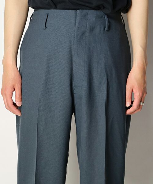 marka ／ MARKAWARE＞STITCHLESS TROUSERS - RECYCLE POLYESTER WOOL