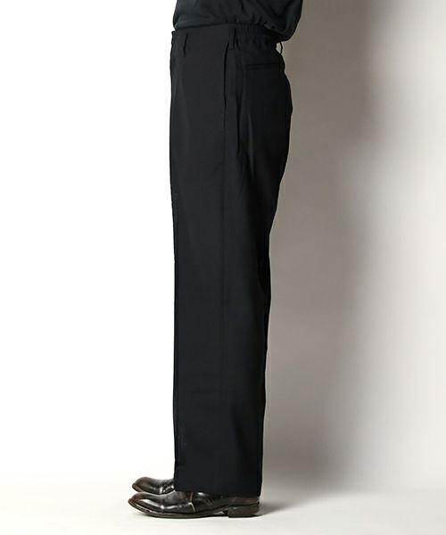 marka ／ MARKAWARE＞STITCHLESS TROUSERS - RECYCLE POLYESTER WOOL