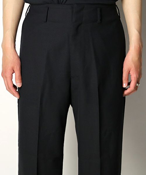 marka ／ MARKAWARE＞STITCHLESS TROUSERS - RECYCLE POLYESTER WOOL