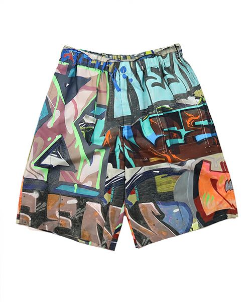 ＜Off-White＞NEEN ALLOVER LOUNGE SHORTS(OMCS22-RTW1008)