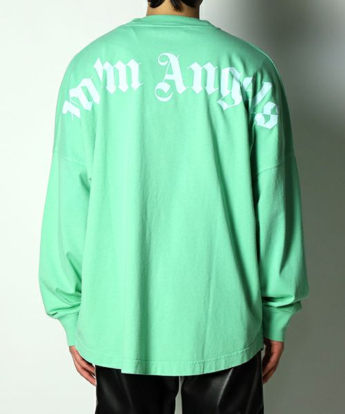 ＜PALM ANGELS＞GD CLASSIC LOGO OVER TEE L/S (PMAS22-491)