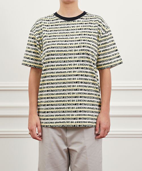 ＜RASSVET＞STRIPED JACQUARD TSHIRT