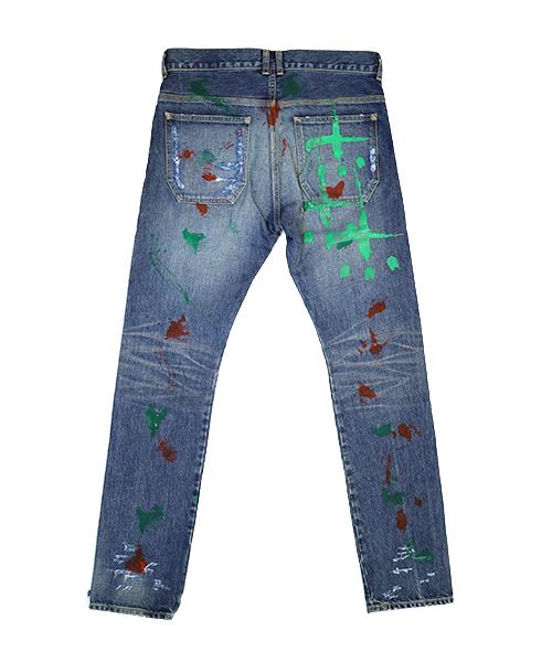 CVTVLIST＞Painted Denim Pants | MAKES ONLINE STORE