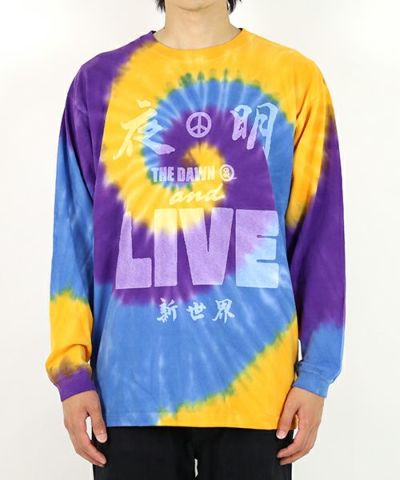 BED J.W. FORD＞Tyedye Long Sleeve T-shirts | MAKES ONLINE STORE