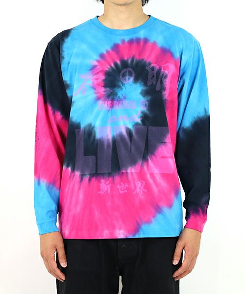 BED J.W. FORD＞Tyedye Long Sleeve T-shirts | MAKES ONLINE STORE