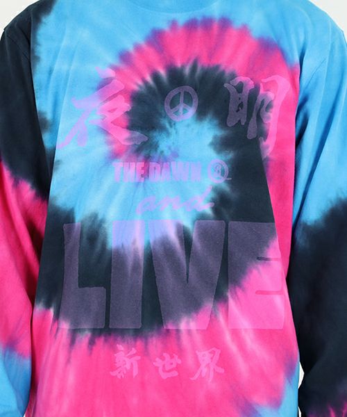 BED J.W. FORD＞Tyedye Long Sleeve T-shirts | MAKES ONLINE STORE