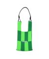 ＜LASTFLAME＞MACRO ICHIMATSU MARKET BAG SMALL (GREEN×NEON GREEN)