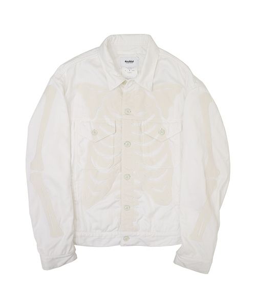 ＜doublet＞SKELTON APPLIQUE PLA JACKET