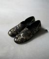 ＜RAINMAKER＞LEATHER SLIPPER / BURNED