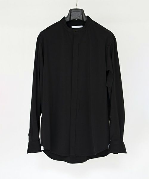 RAINMAKER＞STUD BUTTON BAND COLLAR SHIRT | MAKES ONLINE STORE