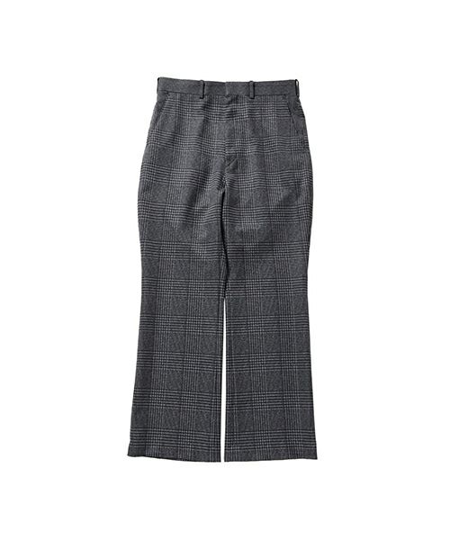 ＜N.HOOLYWOOD＞CHECK FLARE TROUSERS