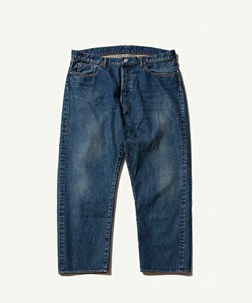 ＜A.PRESSE＞Washed Denim Wide Pants