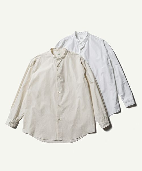 ＜A.PRESSE＞Band Collar Shirt