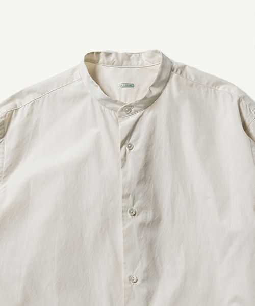 A.PRESSE＞Band Collar Shirt | MAKES ONLINE STORE