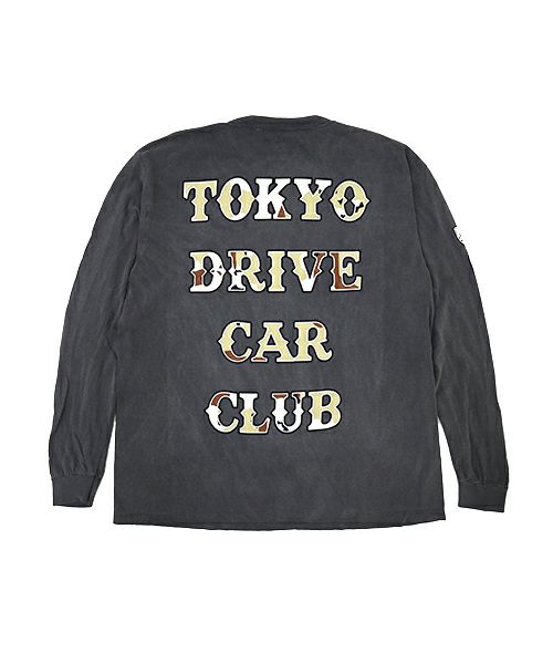 TOKYO DRIVE CAR CLUB＞BIG LOGO CAMO L/S pocket TEE | MAKES ONLINE