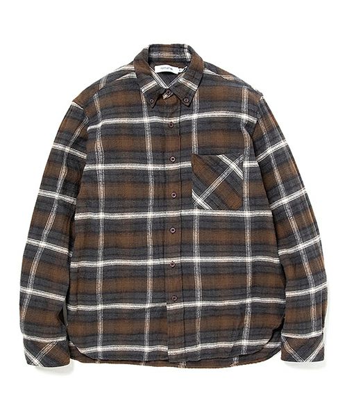 nonnative＞DWELLER B.D. L/S SHIRT COTTON TWILL OMBRE PLAID | MAKES