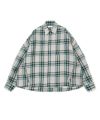 ＜FACETASM＞WOOL CHECK ZIPPER SHIRT