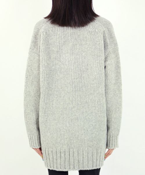 ATON＞WOOL MOLE V NECK SWEATER | MAKES ONLINE STORE