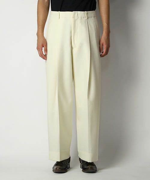 ＜blurhms＞Wool Surge Super Wide Slacks