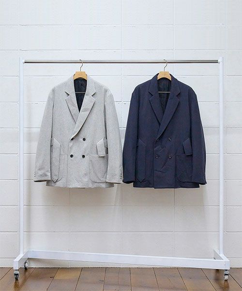 ＜UNUSED＞Belted double-breasted jacket