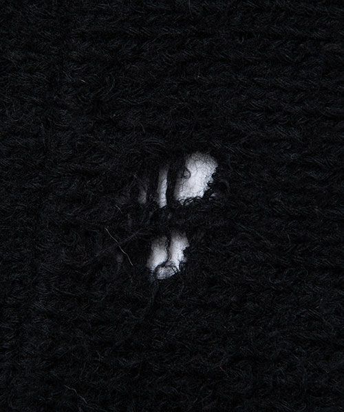 doublet ZIP UP YARN CARDIGAN ブラック Original_ecom-UMT20LPAK224100F.jpg