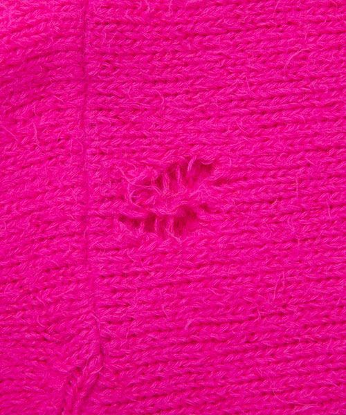 doublet ZIP UP FUR YARN CARDIGAN pink | www.unimac.az