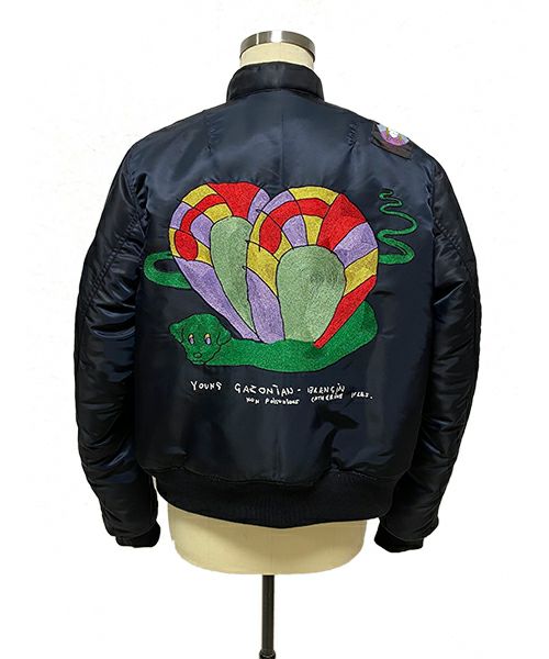 ＜KIDILL＞Kung-Fu MA-1 Jacket ViViAN GiRLS KIDILL × Henry Darger Collaboration