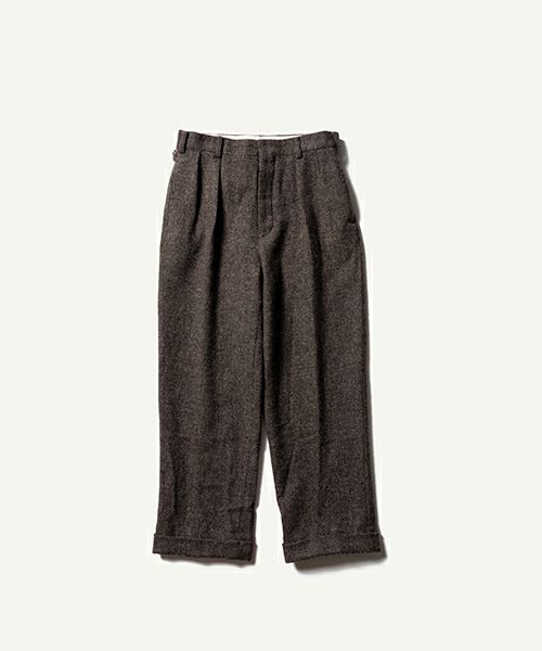 ＜A.PRESSE＞Tweed Two Tack Trousers