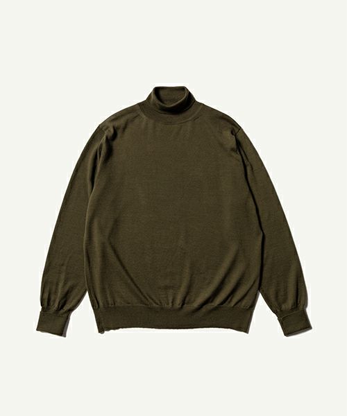 A.PRESSE＞High Gauge Turtleneck Sweater | MAKES ONLINE STORE