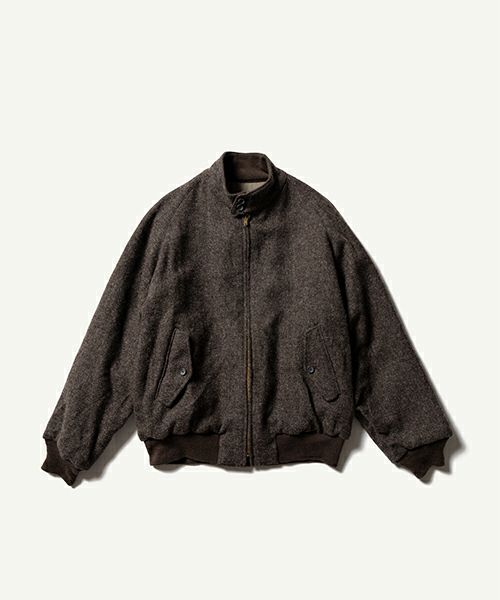 ＜A.PRESSE＞Tweed Harrington Jacket