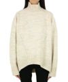 ＜CINOH＞WOOL OVERSIZE HI NECK KNIT