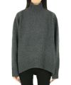 ＜CINOH＞WOOL OVERSIZE HI NECK KNIT