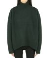 ＜CINOH＞WOOL OVERSIZE HI NECK KNIT