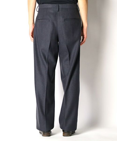 CINOH＞WOOL JERSEY TWO TUCK PANTS | MAKES ONLINE STORE