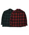 ＜THE STYLIST JAPAN＞OMBRE CHECK OPEN COLLAR SHIRT JACKET(TSJS-23006)