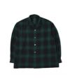 ＜THE STYLIST JAPAN＞OMBRE CHECK OPEN COLLAR SHIRT JACKET(TSJS-23006)