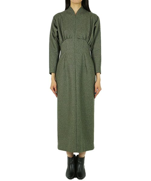 Mame Kurogouchi＞Melange Flannel Dress | MAKES ONLINE STORE