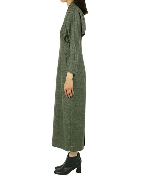 ＜Mame Kurogouchi＞Melange Flannel Dress