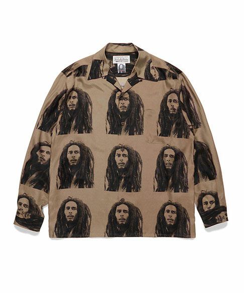  ＜WACKO MARIA＞BOB MARLEY HAWAIIAN SHIRT L/S (TYPE-2)