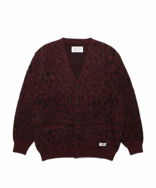 WACKO MARIA＞MOHAIR KNIT JACQUARD CARDIGAN | MAKES ONLINE STORE