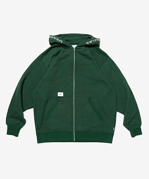 WTAPS X3.0 ZIP HOODY GREEN L www.krzysztofbialy.com