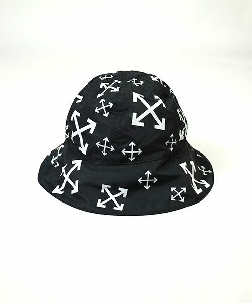 Off-White OWLB021S23FAB001 ARROW BUCKET Hat White