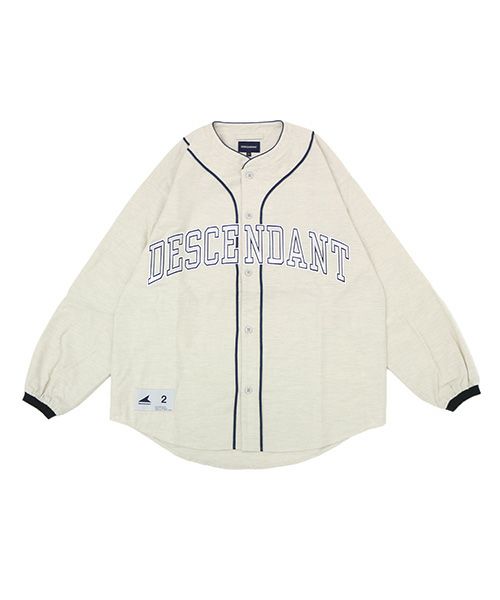 DESCENDANT＞BLEEK BASEBALL LS SHIRT | MAKES ONLINE STORE