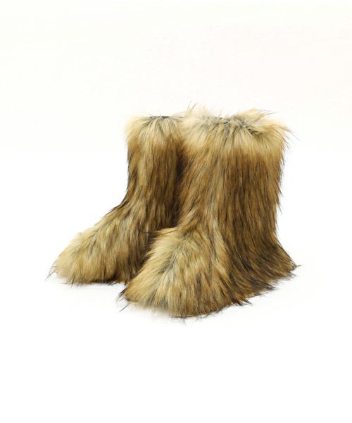 ＜FUMIKA＿UCHIDA＞FAUX FUR BOOTS COVER