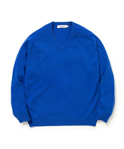 nonnative＞DWELLER V NECK SWEATER W/CA YARN | MAKES ONLINE STORE