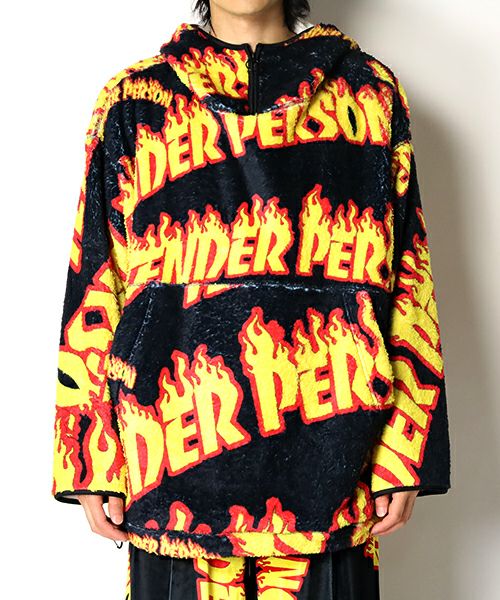 ＜TENDER PERSON＞FLEECE HOODIE